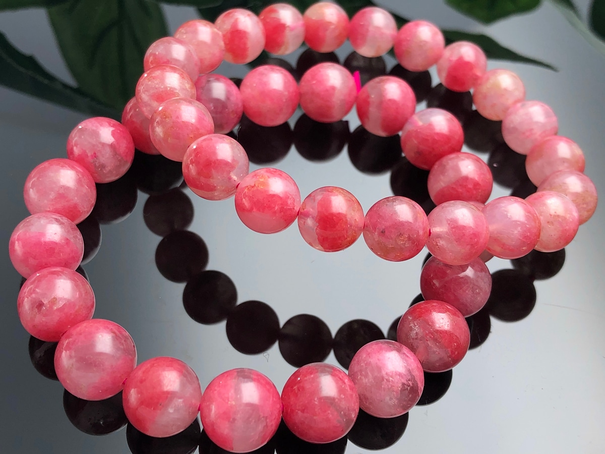 希少石】大玉ピンクスーパーセブン ブレスレット約15mm 入手困難 高品質
