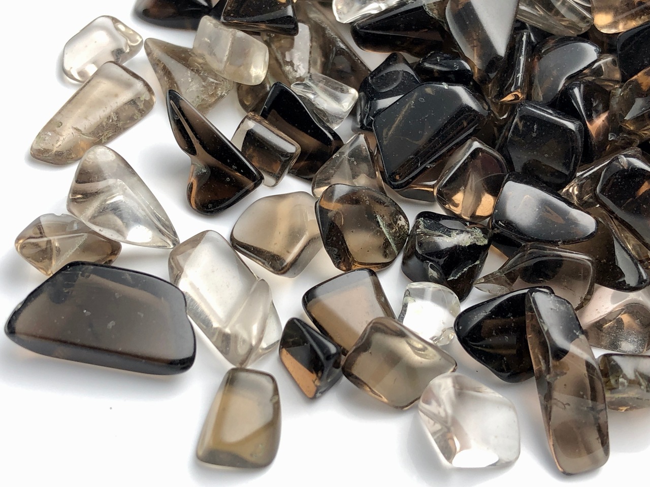 ��Ʃ������ŷ���Ф�������å�/���⡼������������(Smokyquartz����徽)/L������/��500g/γ��������4-12mm��ŷ����/�ѥ���ȡ���ۡڥ���ꥫ�ġ����󡦹��Ÿ�����������Ͻ�Ÿ���㤤�դ���