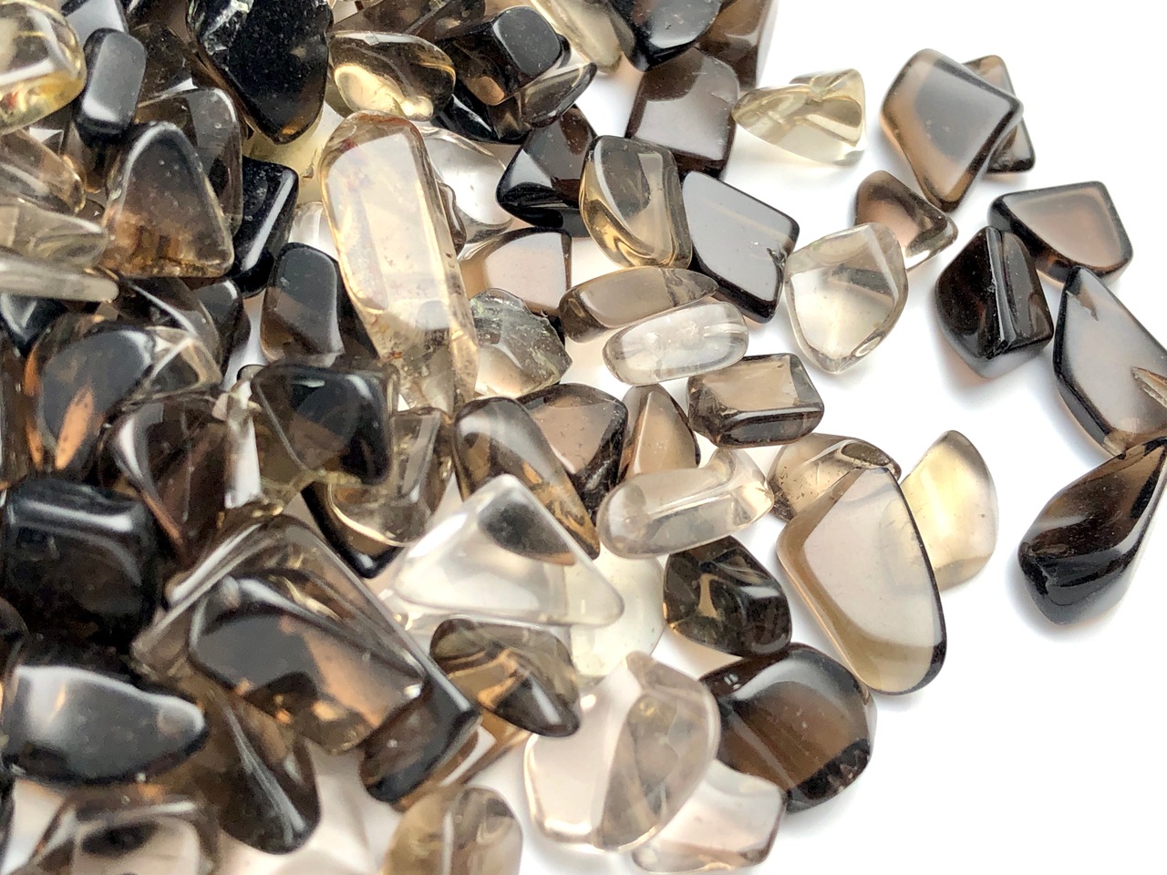 ��Ʃ������ŷ���Ф�������å�/���⡼������������(Smokyquartz����徽)/L������/��500g/γ��������4-12mm��ŷ����/�ѥ���ȡ���ۡڥ���ꥫ�ġ����󡦹��Ÿ�����������Ͻ�Ÿ���㤤�դ���