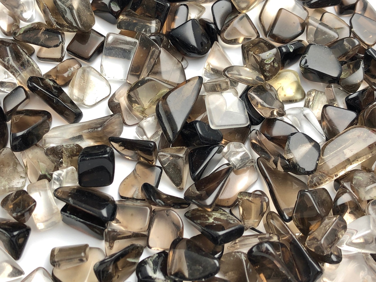 ��Ʃ������ŷ���Ф�������å�/���⡼������������(Smokyquartz����徽)/L������/��500g/γ��������4-12mm��ŷ����/�ѥ���ȡ���ۡڥ���ꥫ�ġ����󡦹��Ÿ�����������Ͻ�Ÿ���㤤�դ���