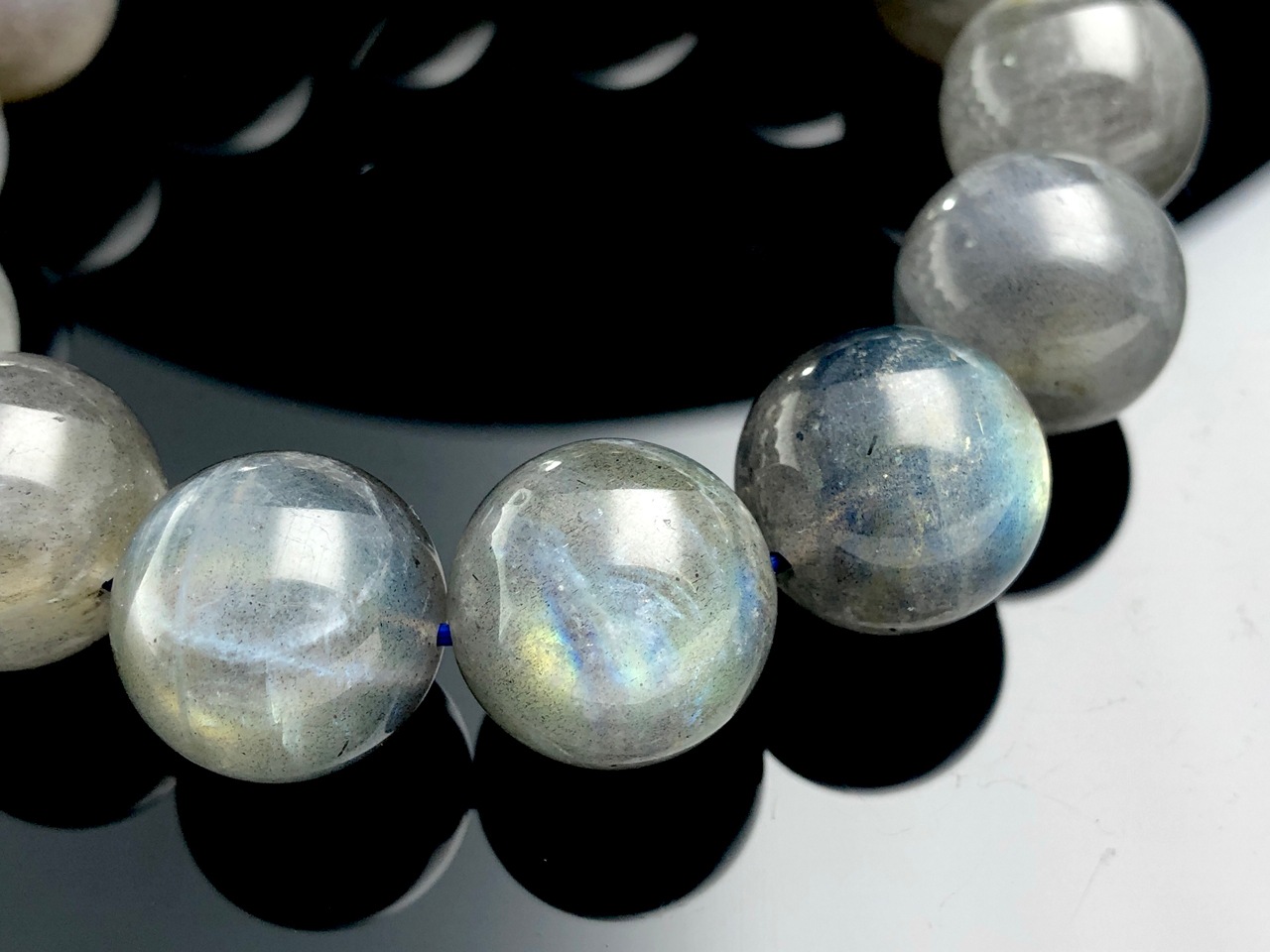 ��1��ʪ����̡�5A��󥯡�����Ū�ʸ����쥤��ܡ���å��󥹡����ʥ�����ŷ���Х֥쥹��å�/�쥤��ܡ���֥�ɥ饤��(Labradorite/�⳥Ĺ��)/�饦���/��16mm/1�ܡ�ŷ����/�ѥ���ȡ���ۡڥ���ꥫ�ġ����󡦹��Ÿ�����������Ͻ�Ÿ���㤤�դ���