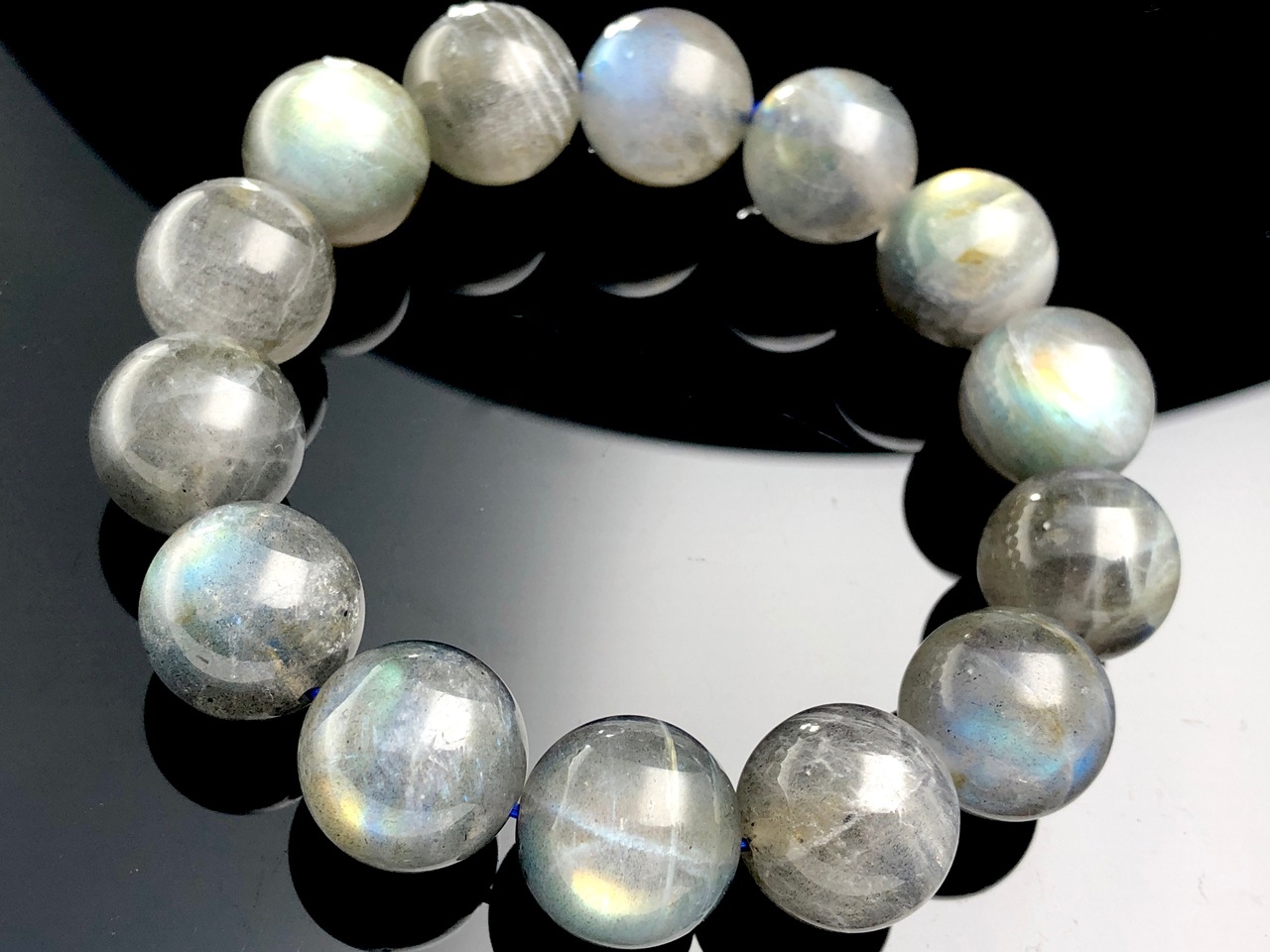 ��1��ʪ����̡�5A��󥯡�����Ū�ʸ����쥤��ܡ���å��󥹡����ʥ�����ŷ���Х֥쥹��å�/�쥤��ܡ���֥�ɥ饤��(Labradorite/�⳥Ĺ��)/�饦���/��16mm/1�ܡ�ŷ����/�ѥ���ȡ���ۡڥ���ꥫ�ġ����󡦹��Ÿ�����������Ͻ�Ÿ���㤤�դ���