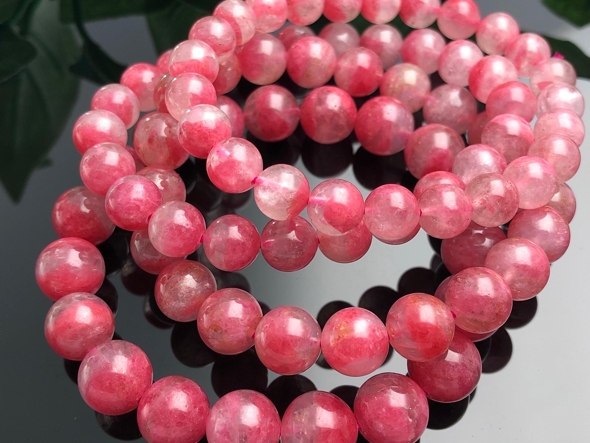 ȯǻԥ󥯥顼ͥСȥ쥹¡ʥ/ŷХ֥쥹å/ʥǥɥʥȥꥫ(鯵/Rhodonite)/饦/10mm/1ܡŷ/ѥȡۡڥꥫġ󡦹ŸϽŸ㤤դ