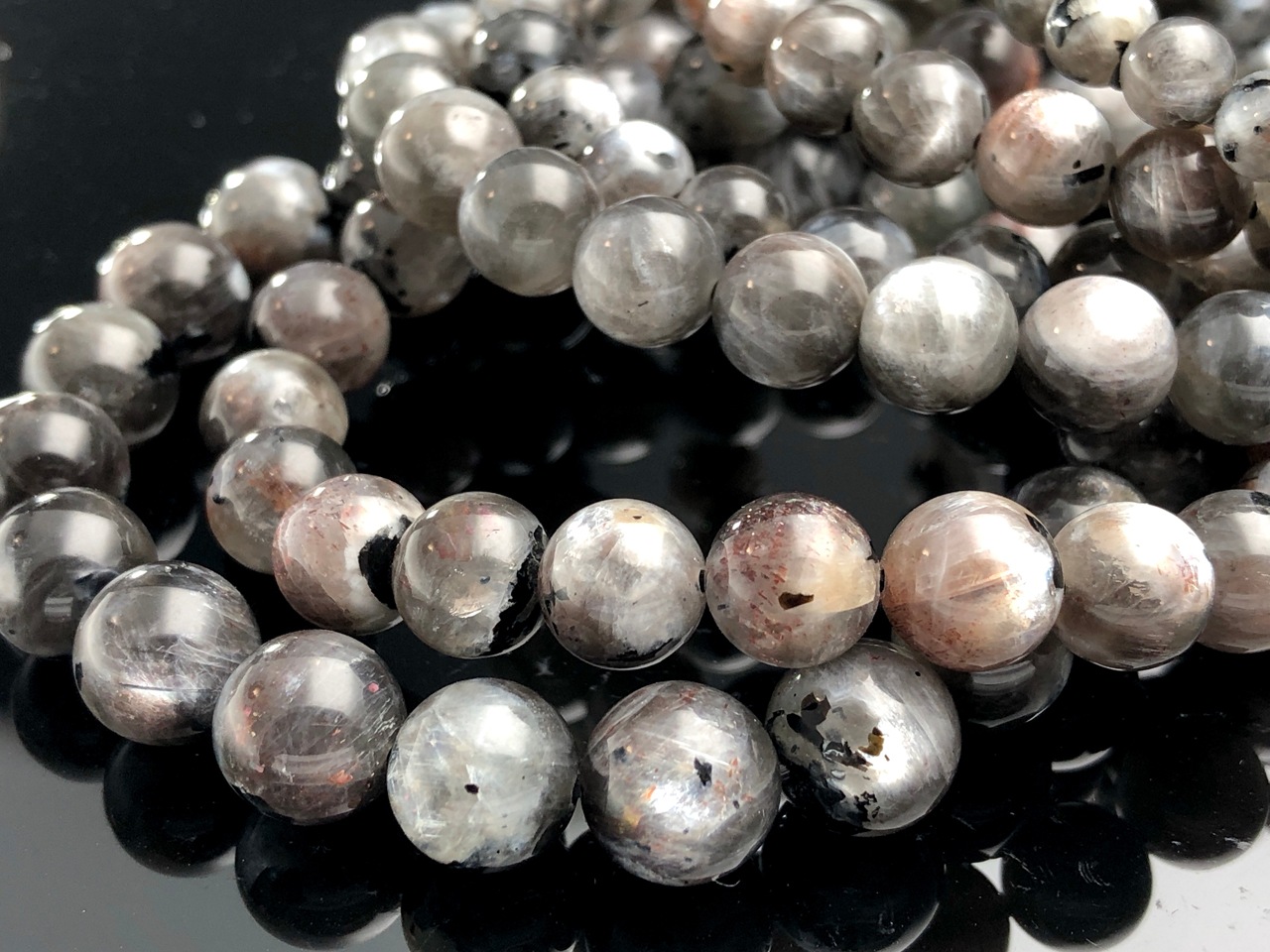 ���������顼��ŷ���Х֥쥹��å�/���ӥ����ȡʷ�Ĺ����Ĺ��/Larvikite��/�饦���/��8mm/1�ܡ�ŷ����/�ѥ���ȡ���ۡڥ���ꥫ�ġ����󡦹��Ÿ�����������Ͻ�Ÿ���㤤�դ���