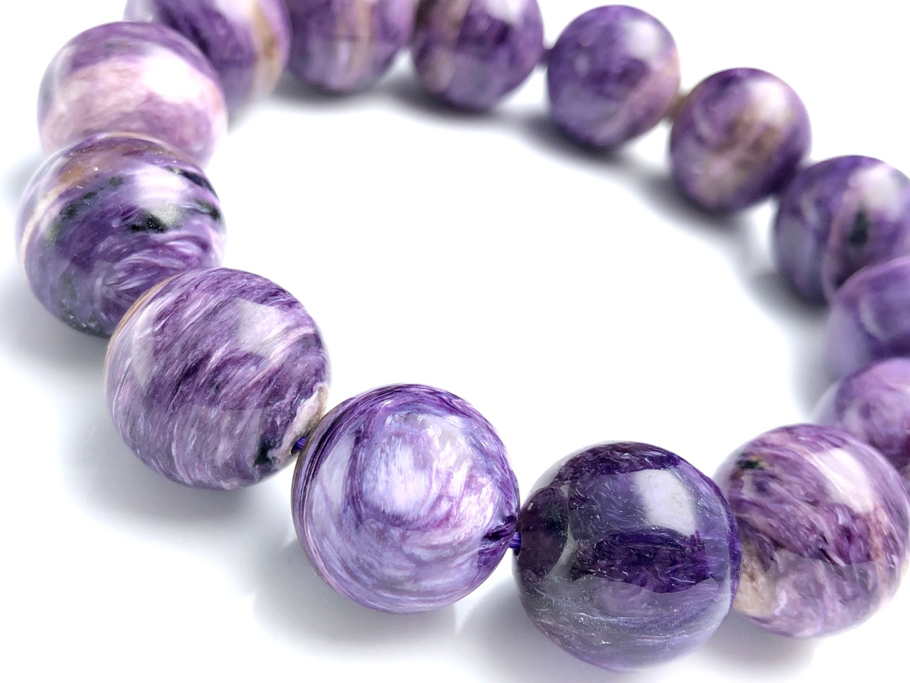 ��1��ʪ�۷�쥢�������С�����������ҡ���󥰥��ȡ����ͥ�����������ϡ�ŷ���Х֥쥹��å�/����������ȡʥ������/Charoite��/�饦���/��15-16mm/1�ܡ�ŷ����/�ѥ���ȡ���ۡڥ���ꥫ�ġ����󡦹��Ÿ�����������Ͻ�Ÿ���㤤�դ���