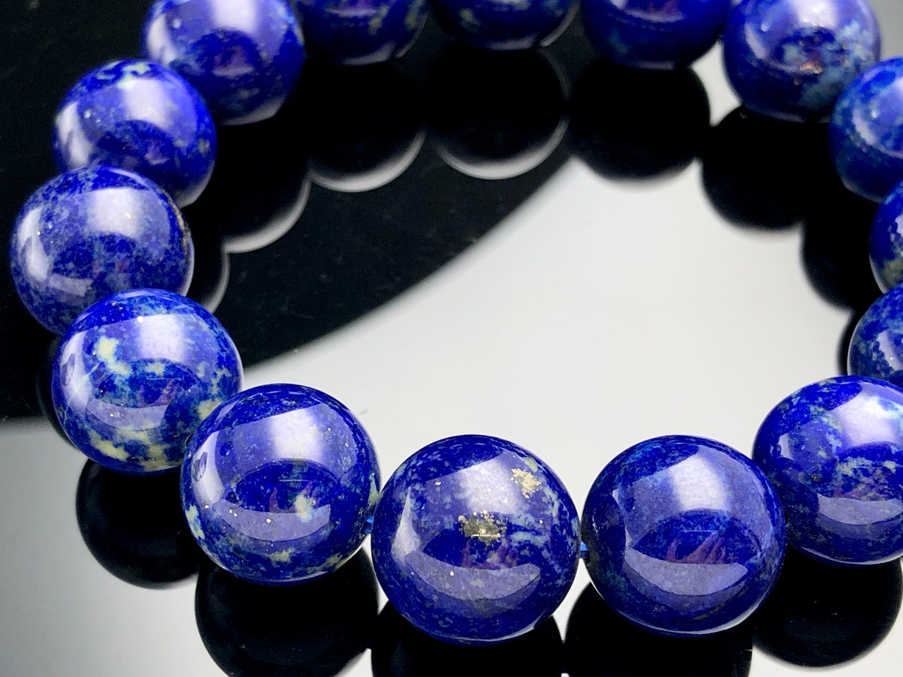 ¡Ú1ÅÀʪ¡Û¥¢¥Õ¥¬¥Ë¥¹¥¿¥ó»º¡úÅ·Á³ÀХ֥쥹¥ì¥Ã¥È/¥é¥Ô¥¹¥é¥º¥ê¡ÊLapis-lazuli/ÀĶâÀСË/¥é¥¦¥ó¥É/Ìó14mm/1ËÜ¡ÚÅ·Á³ÀÐ/¥Ñ¥ï¡¼¥¹¥È¡¼¥ó¡Û¡Ú¥¢¥á¥ê¥«¥Ä¡¼¥½¥ó¡¦¹á¹ÁŸ¼¨²ñ¡¦À¤³¦³ÆÃϽПÉÊÇ㤤ÉÕ¤±¡Û