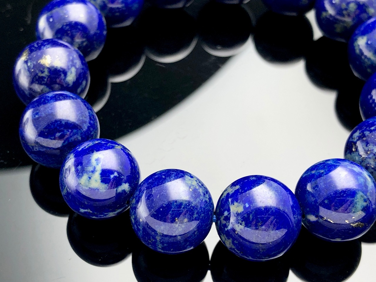 ¡Ú1ÅÀʪ¡Û¥¢¥Õ¥¬¥Ë¥¹¥¿¥ó»º¡úÅ·Á³ÀХ֥쥹¥ì¥Ã¥È/¥é¥Ô¥¹¥é¥º¥ê¡ÊLapis-lazuli/ÀĶâÀСË/¥é¥¦¥ó¥É/Ìó14mm/1ËÜ¡ÚÅ·Á³ÀÐ/¥Ñ¥ï¡¼¥¹¥È¡¼¥ó¡Û¡Ú¥¢¥á¥ê¥«¥Ä¡¼¥½¥ó¡¦¹á¹ÁŸ¼¨²ñ¡¦À¤³¦³ÆÃϽПÉÊÇ㤤ÉÕ¤±¡Û