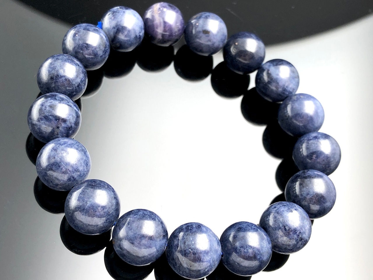 0425144 赤字処分❗️天然ミックスサファイアブレスレット3ラップ