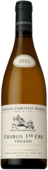 ドメーヌ クリスチャン モロー シャブリ プルミエクリュ ヴァイヨン [2021] 750ml 白|フランス|ワイン