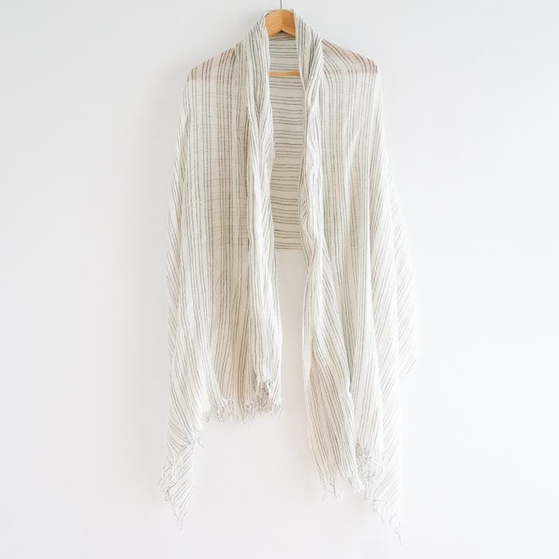 UVカットストールストライプ