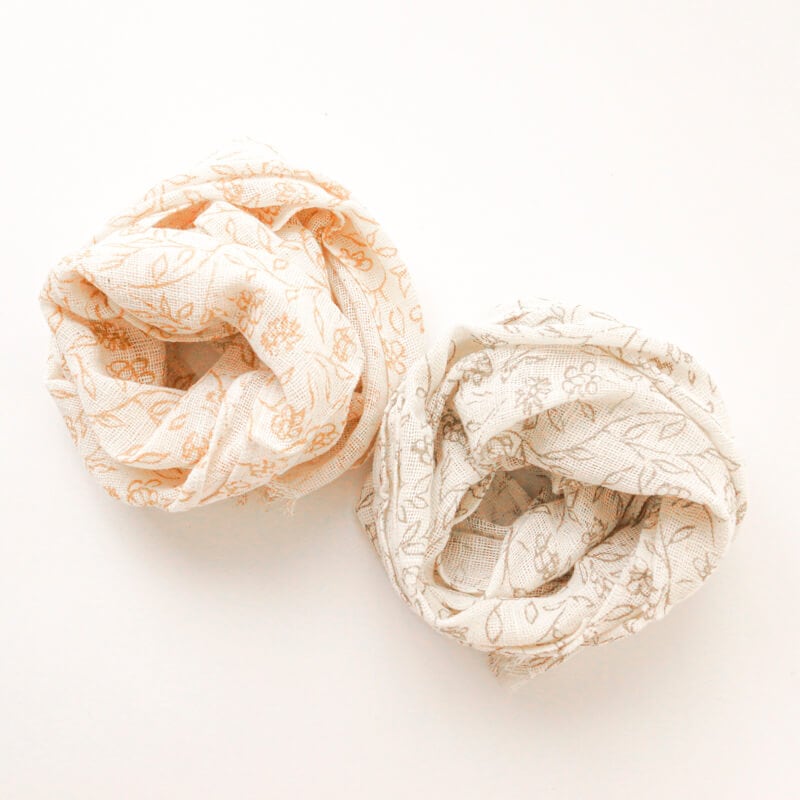 ウォーキングタオル絵更紗　4種類