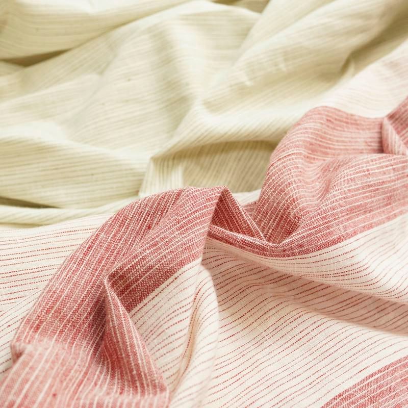 【2mカット生地】317/1極細番手再撚り　浴衣縞柄