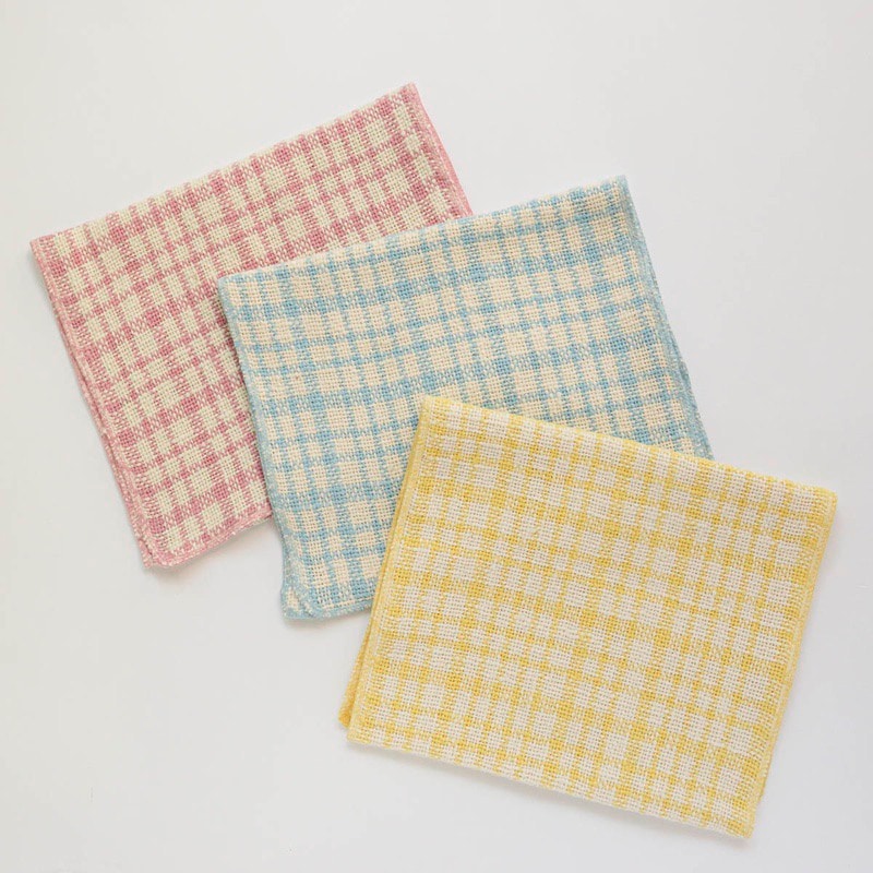 和紡布タオル　3色展開