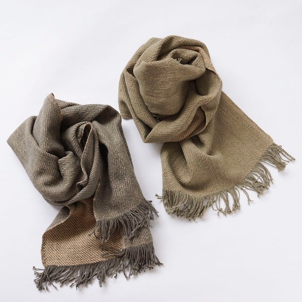 317/2 綾織りストール　2色展開