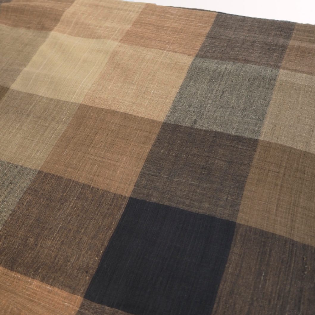 【2ｍカット生地】317/1平織チェック大