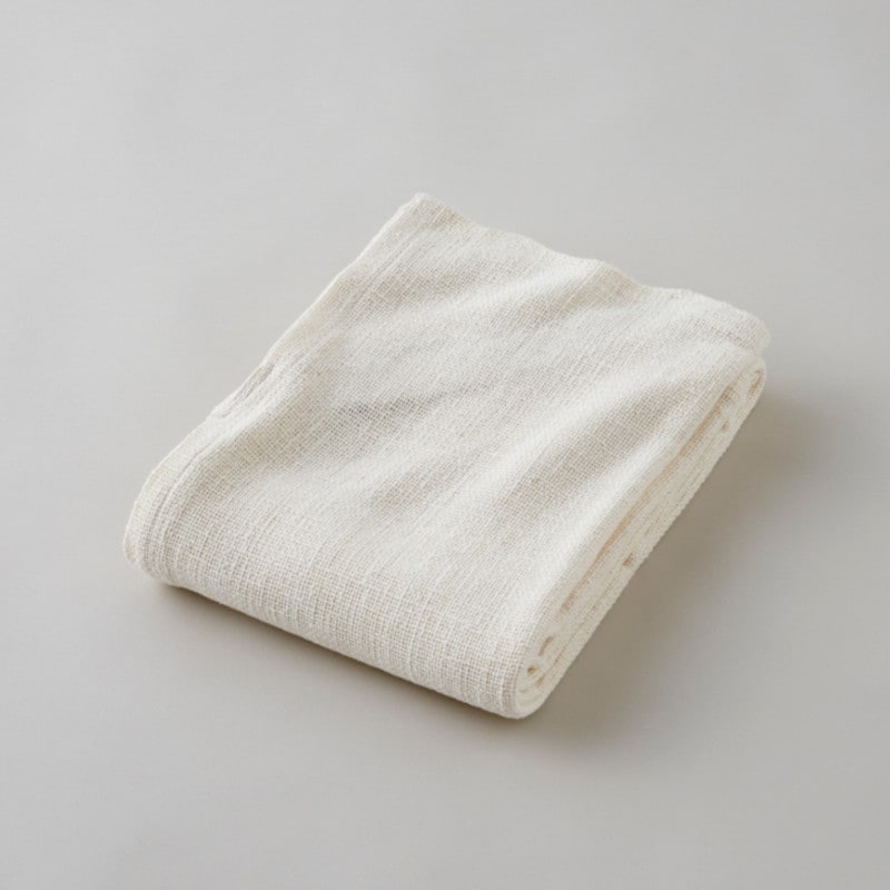 ガラ紡のシーツパッド