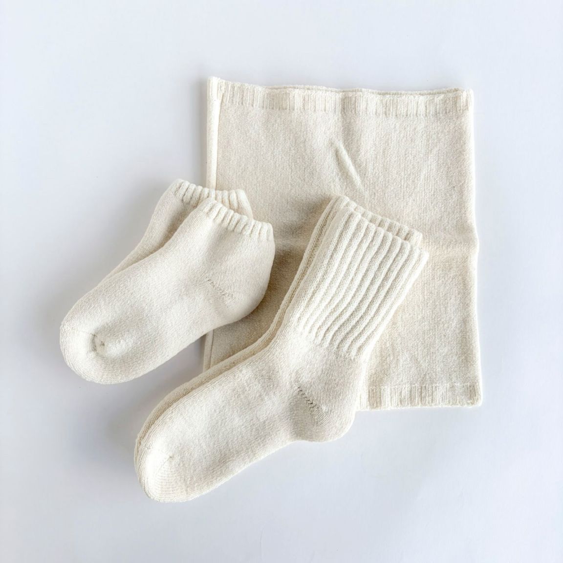 福袋2026年】ガラ紡の靴下3足セット(くるぶし靴下は25-27cm)｜益久染織