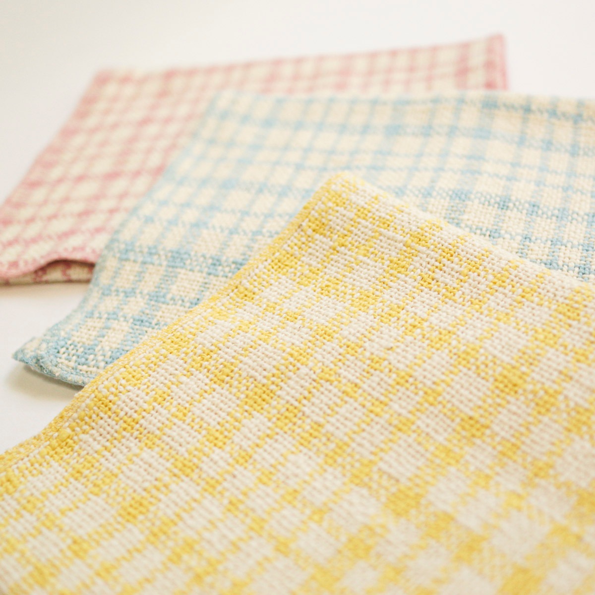 和紡布タオル　3色展開