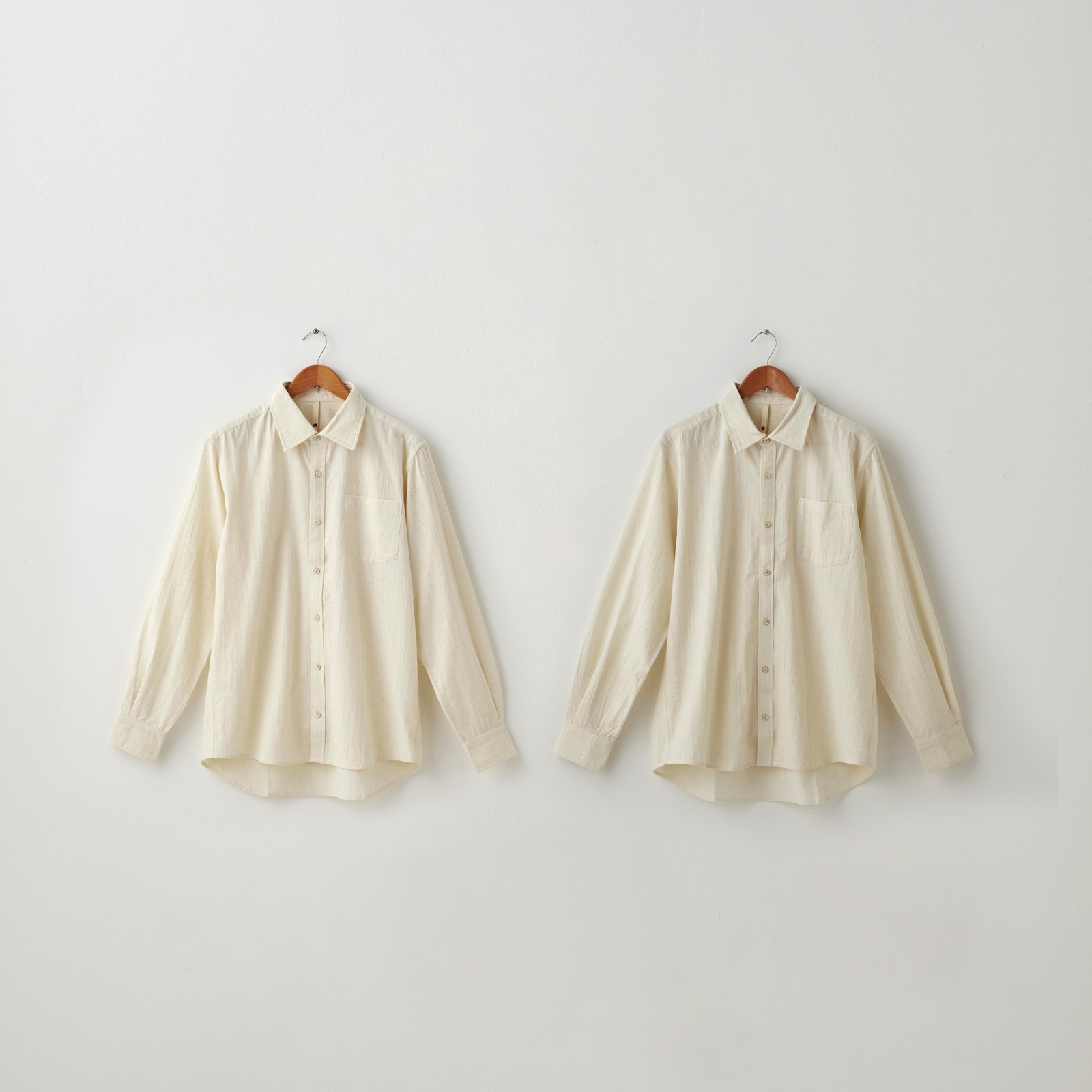 コットンメンズシャツ 2サイズ・3色展開