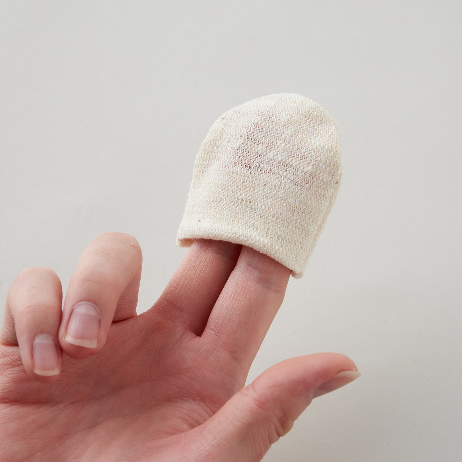 手紡ぎの洗顔ミニミトン