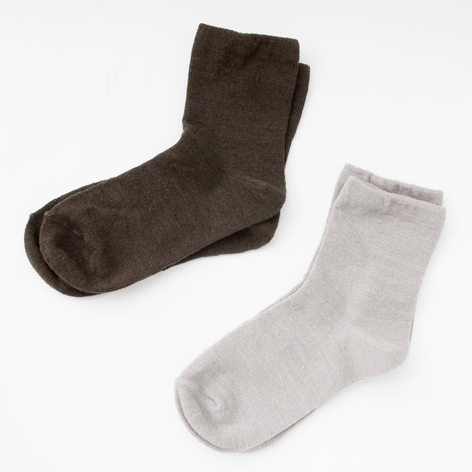 天然染めの平編み靴下