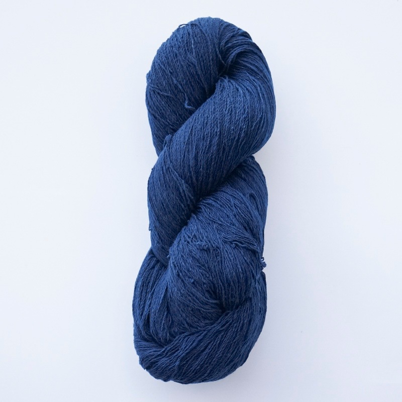 9.藍染絹糸　経糸　2kg 9.藍染絹糸 経糸 2kg その他