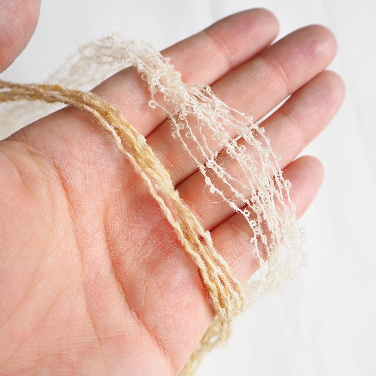 ウールナイロンリング(1/7)糸 生成 100g綛