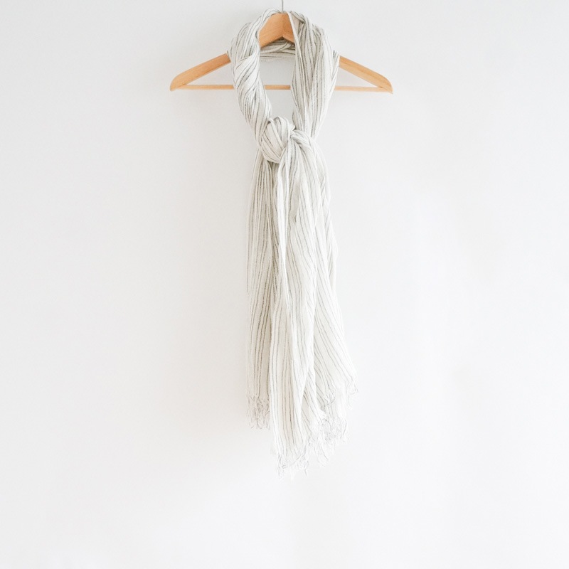 UVカットストールストライプ