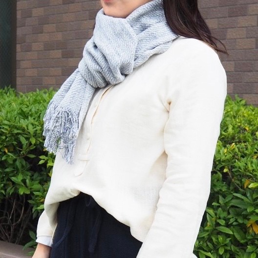 417/2綾織りストール　3色展開