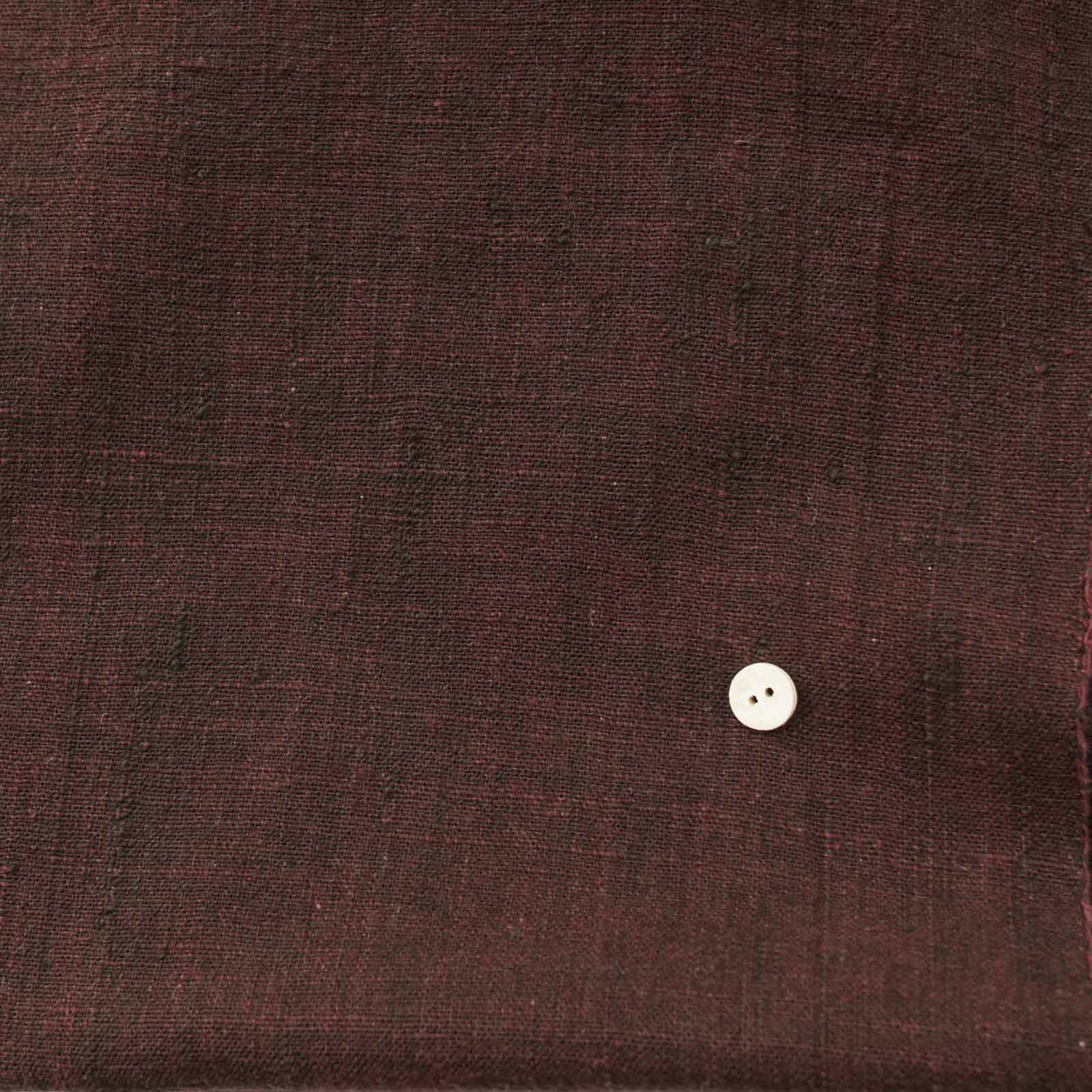 317/1手紡ぎ機械織り　レッド系