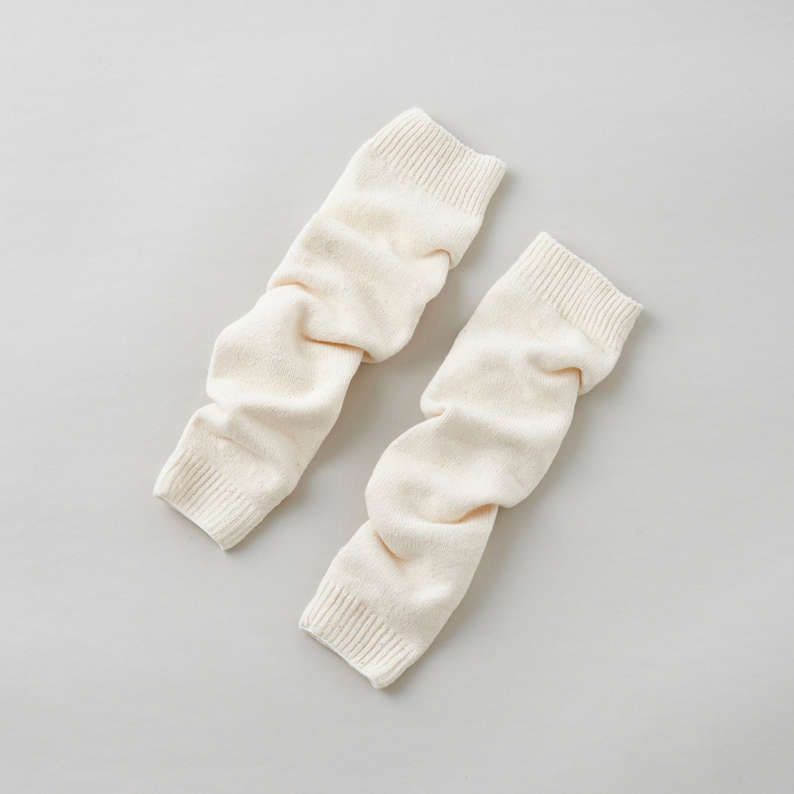 ガラ紡のアーム&レッグウォーマー