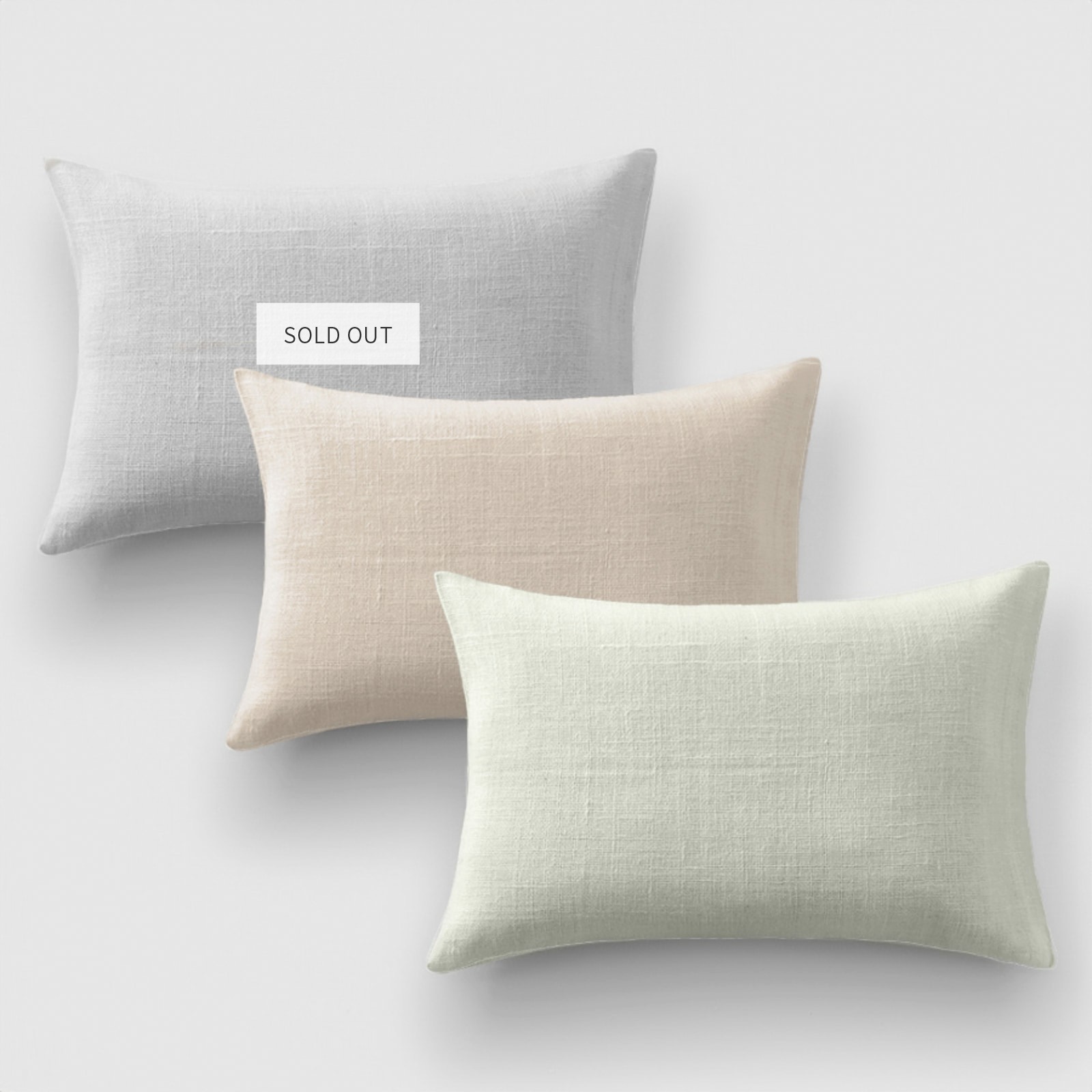 和紡布ピロケース　3色展開