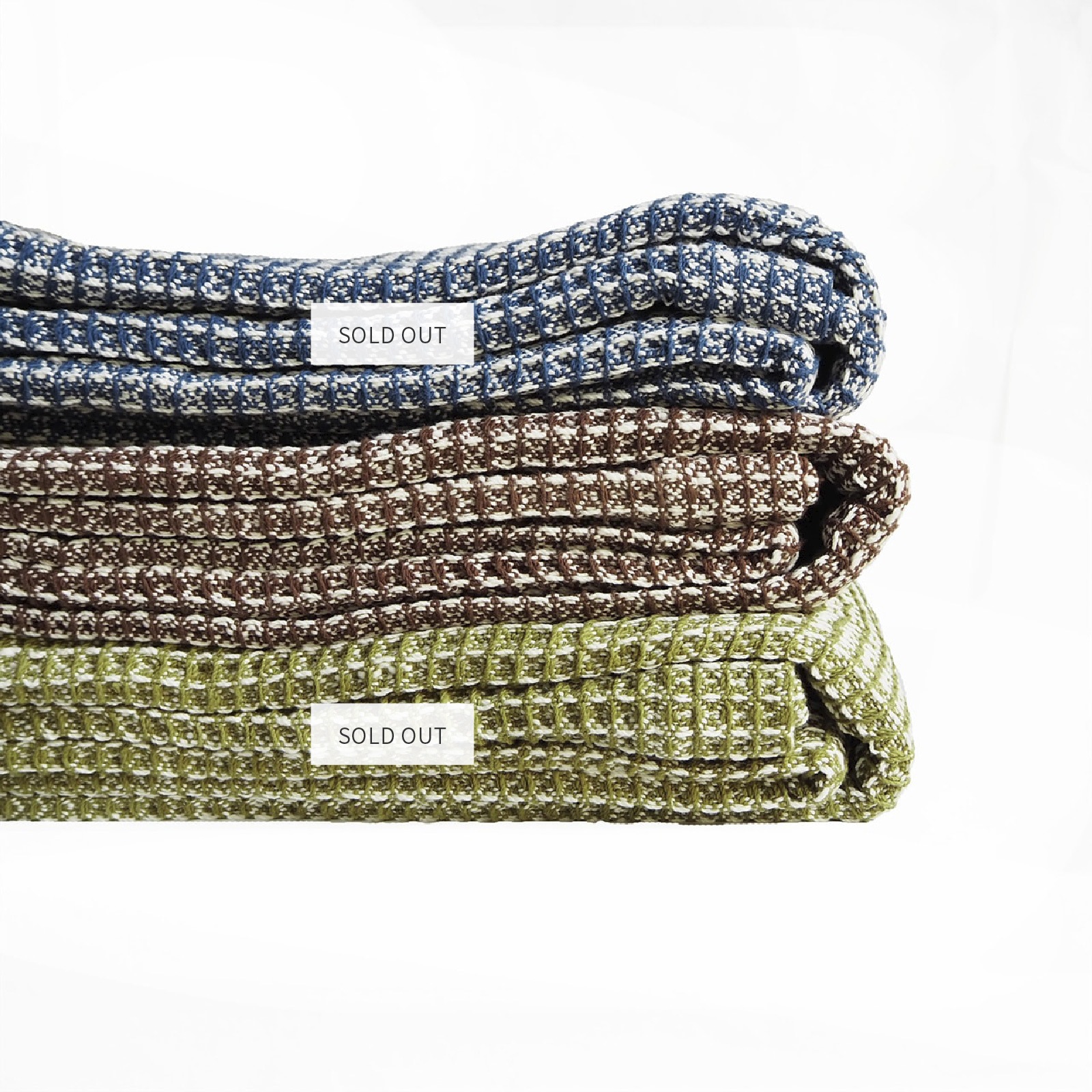 手紡ぎ×ガラ紡ワッフルケット