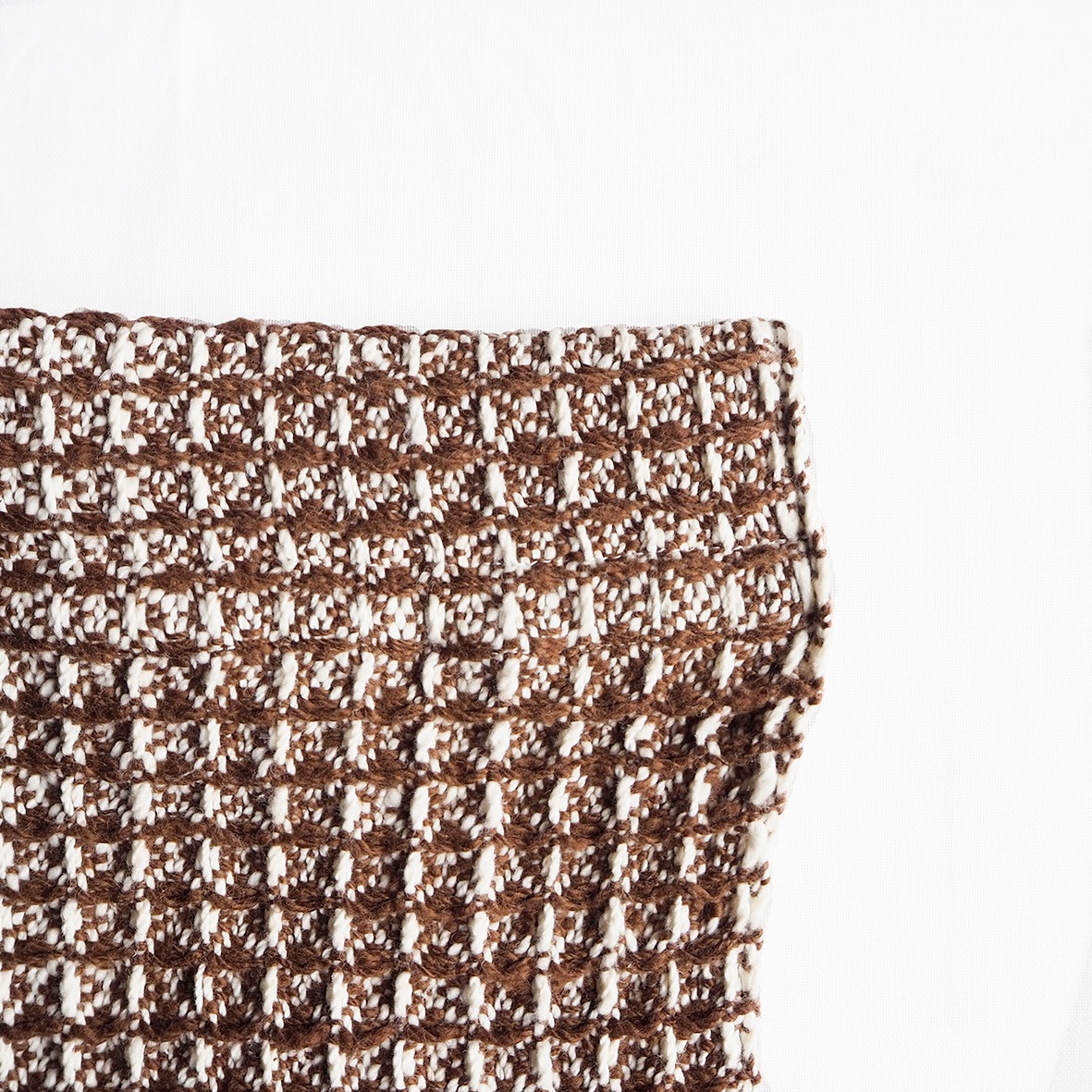 手紡ぎ×ガラ紡ワッフルケット
