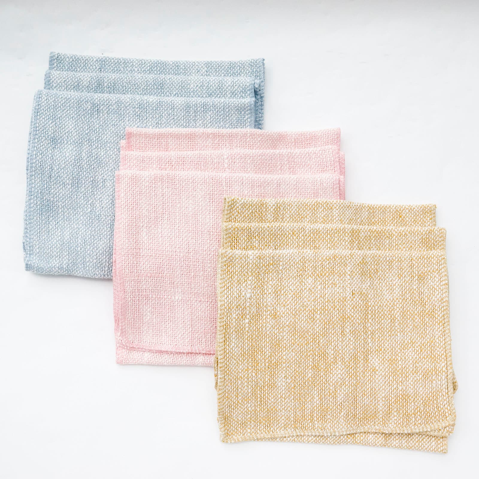 和紡ミニタオル 同色3枚のセット