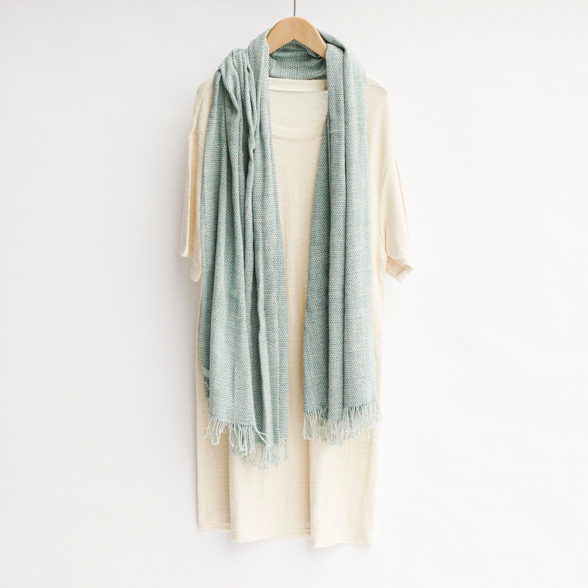 UVカットストールななこ織り 2色展開