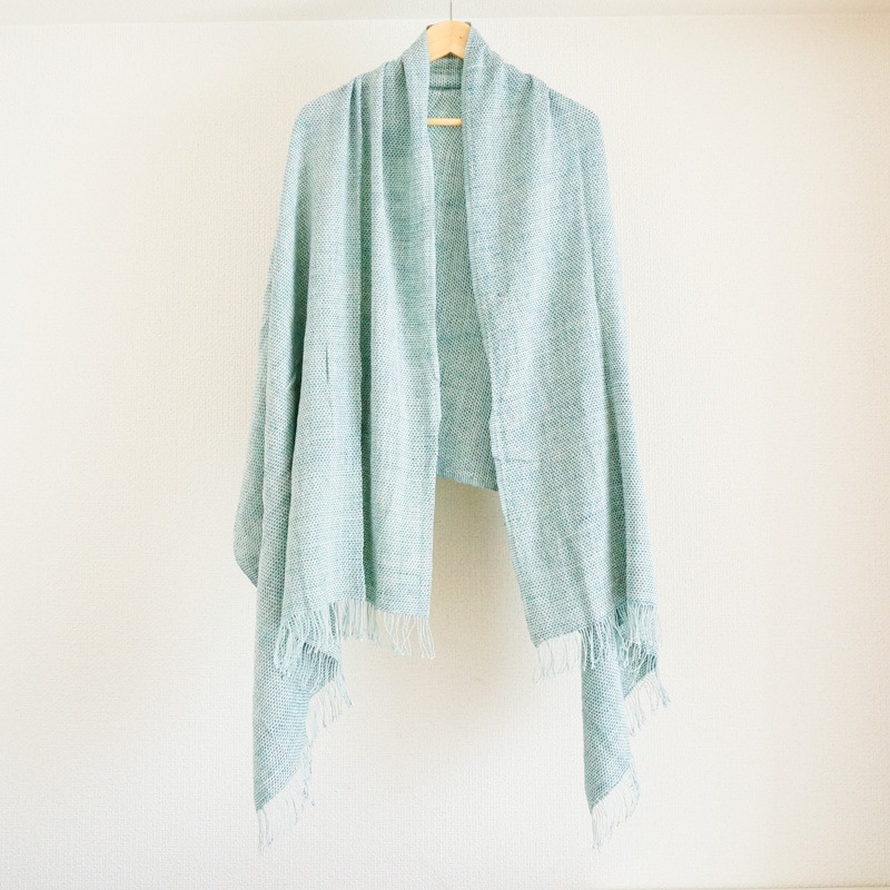 UVカットストールななこ織り 2色展開