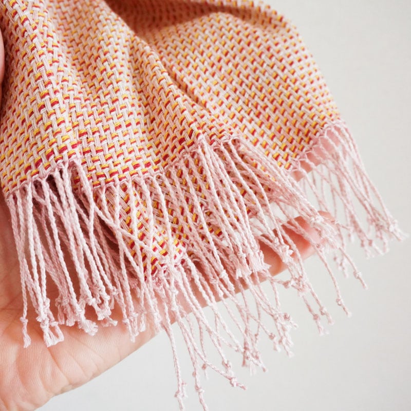 UVカットストールななこ織り 2色展開