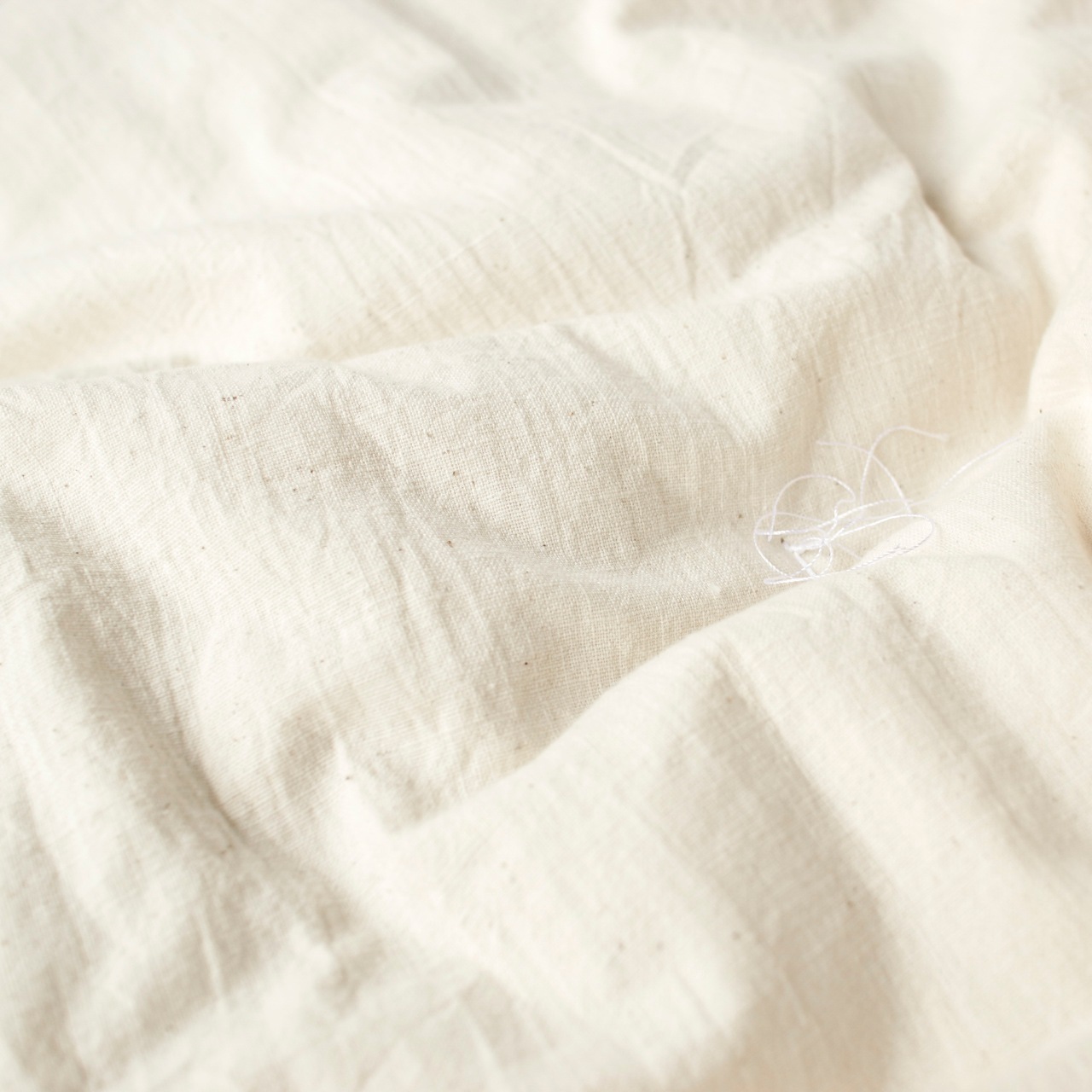 ガラ紡の綿100%掛け敷き布団セット（日本製）