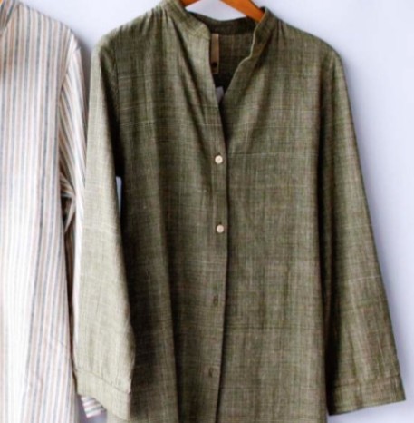 ロングブラウス 3色展開