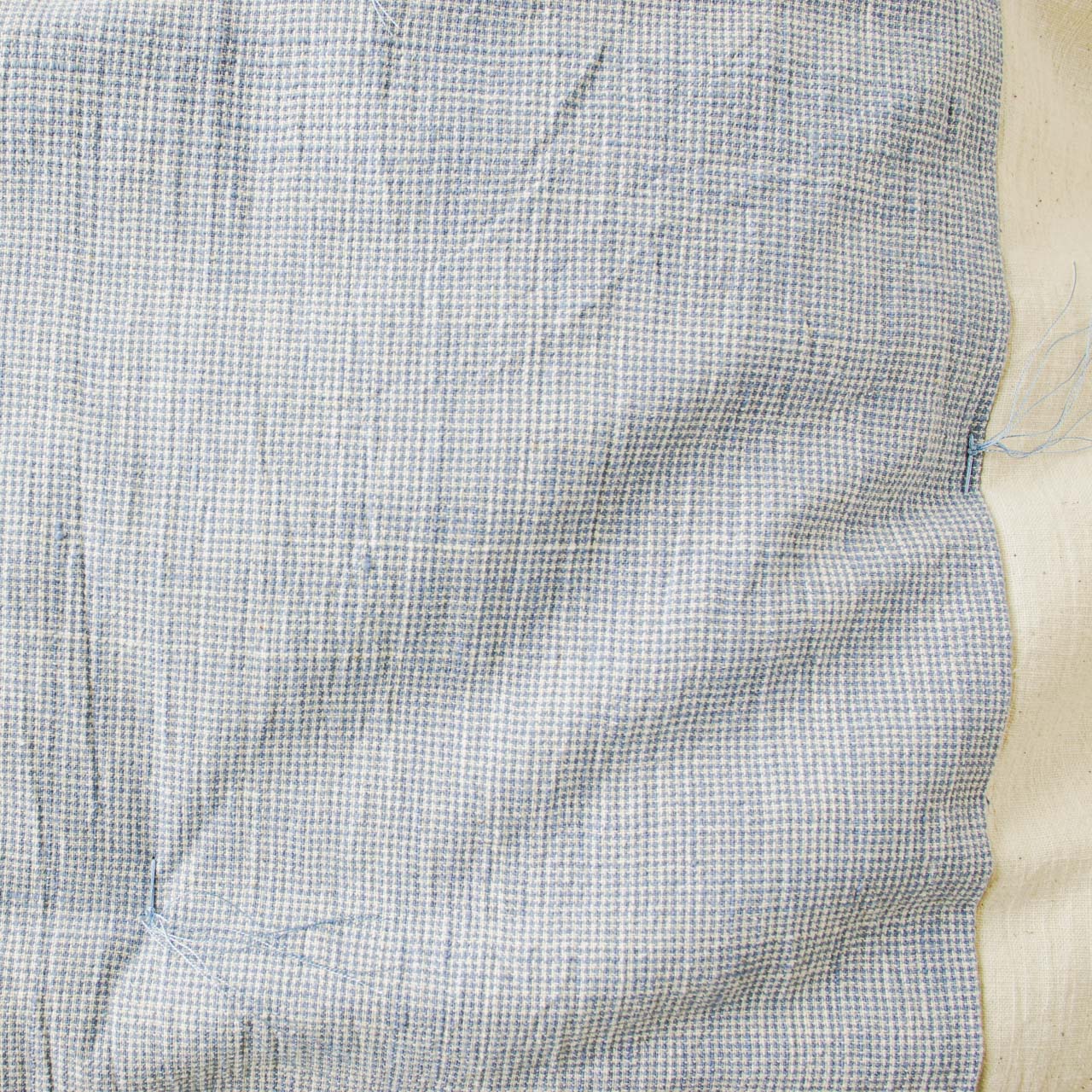 ガラ紡の綿100％ 幼児用掛敷布団セット（日本製）