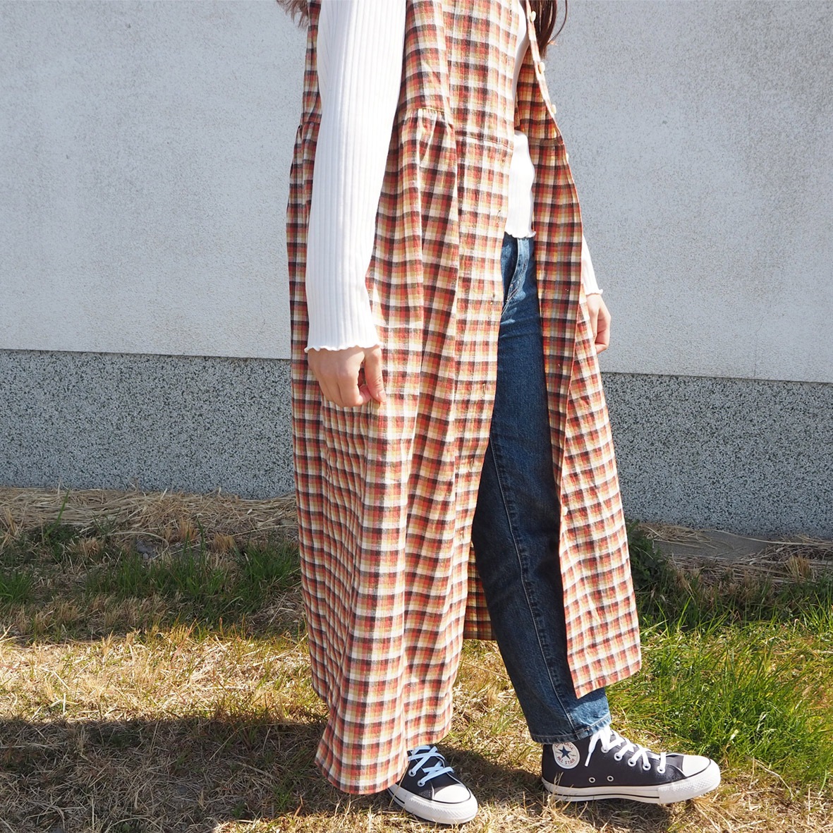 フレンチスリーブ ワンピース 3色展開