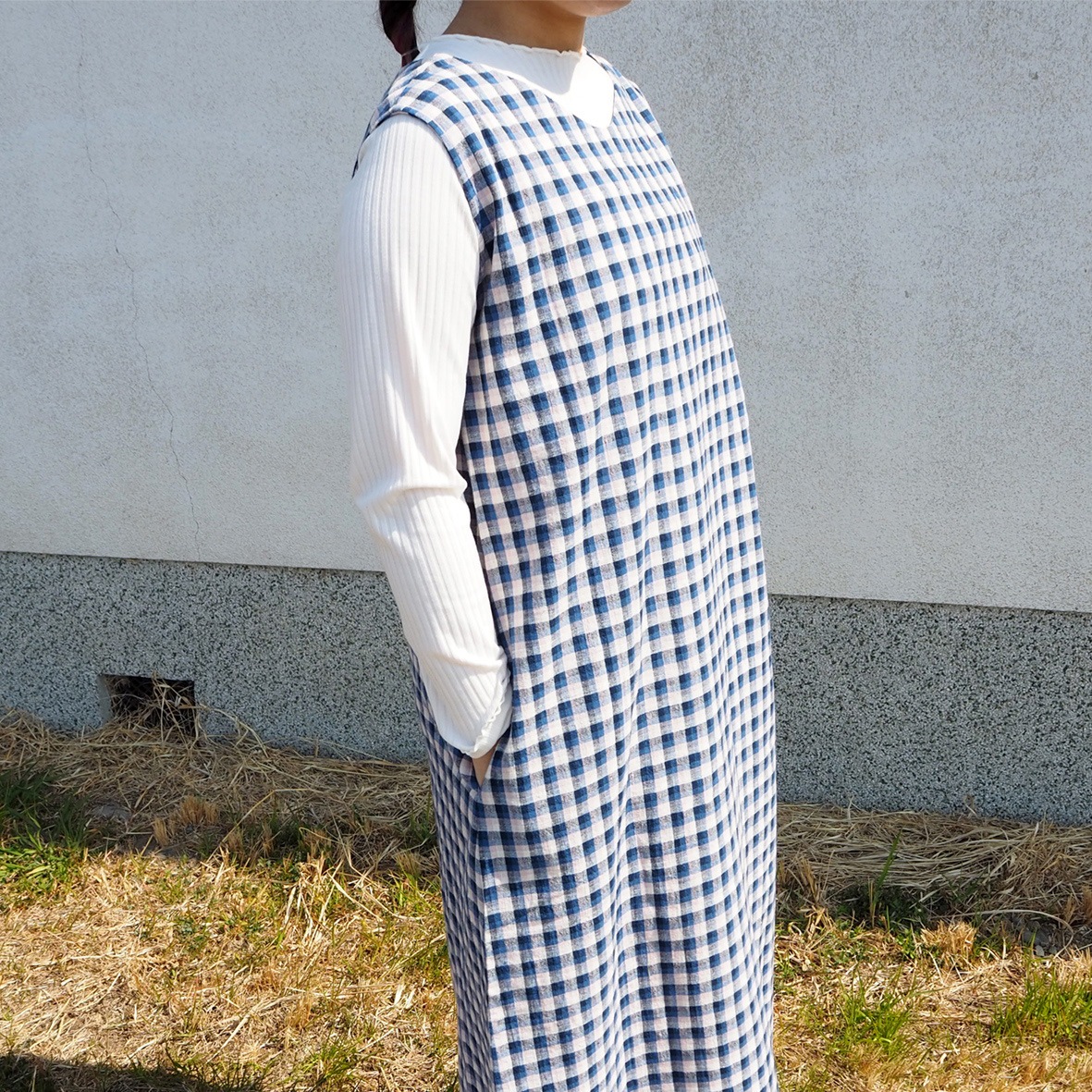 ノースリーブワンピース 3色展開