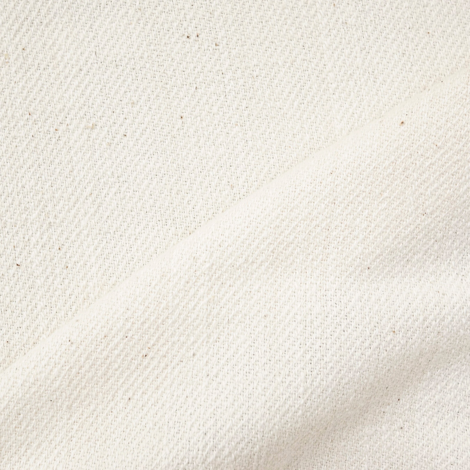 ガラ紡 317/2 細番手綾織り 生地