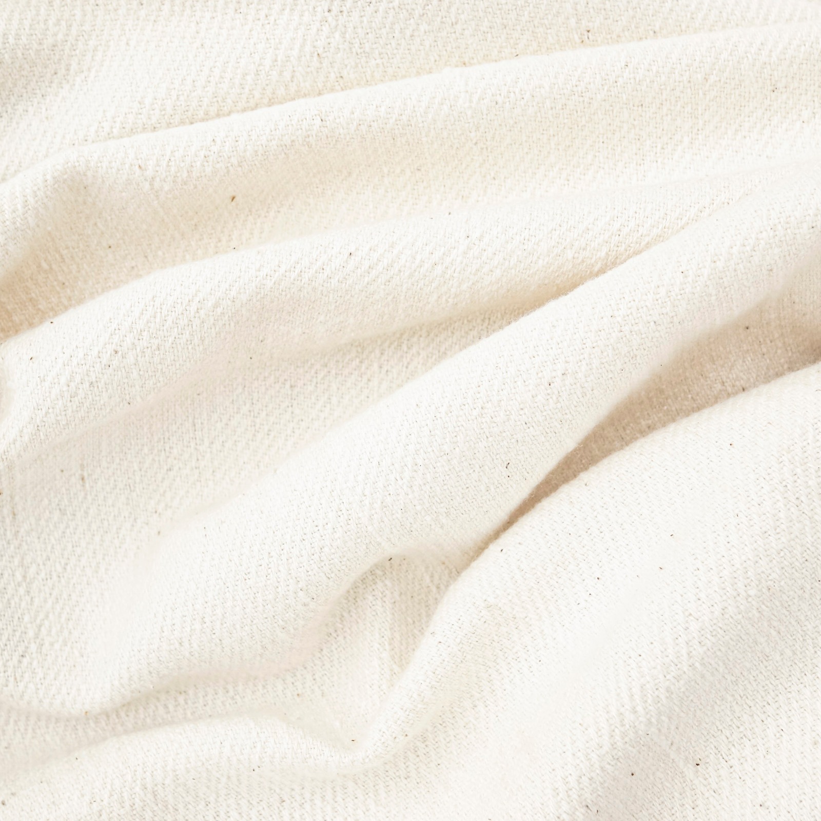 ガラ紡 317/2 細番手綾織り 生地