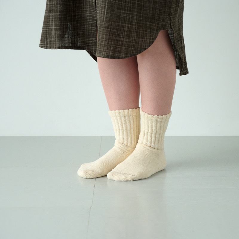 ガラ紡のくつろぎ靴下