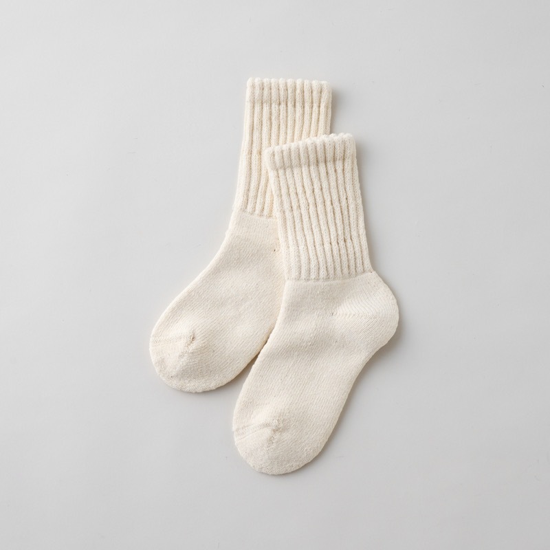 ガラ紡のくつろぎ靴下