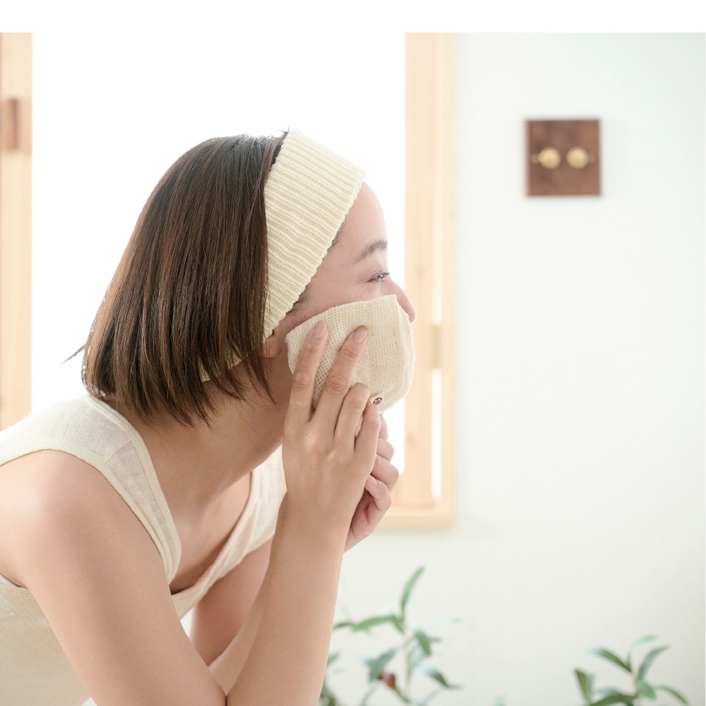 ガラ紡の和紡布20×20