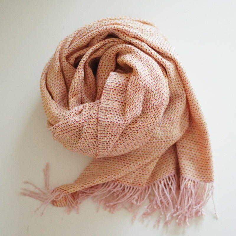 UVカットストールななこ織り 2色展開