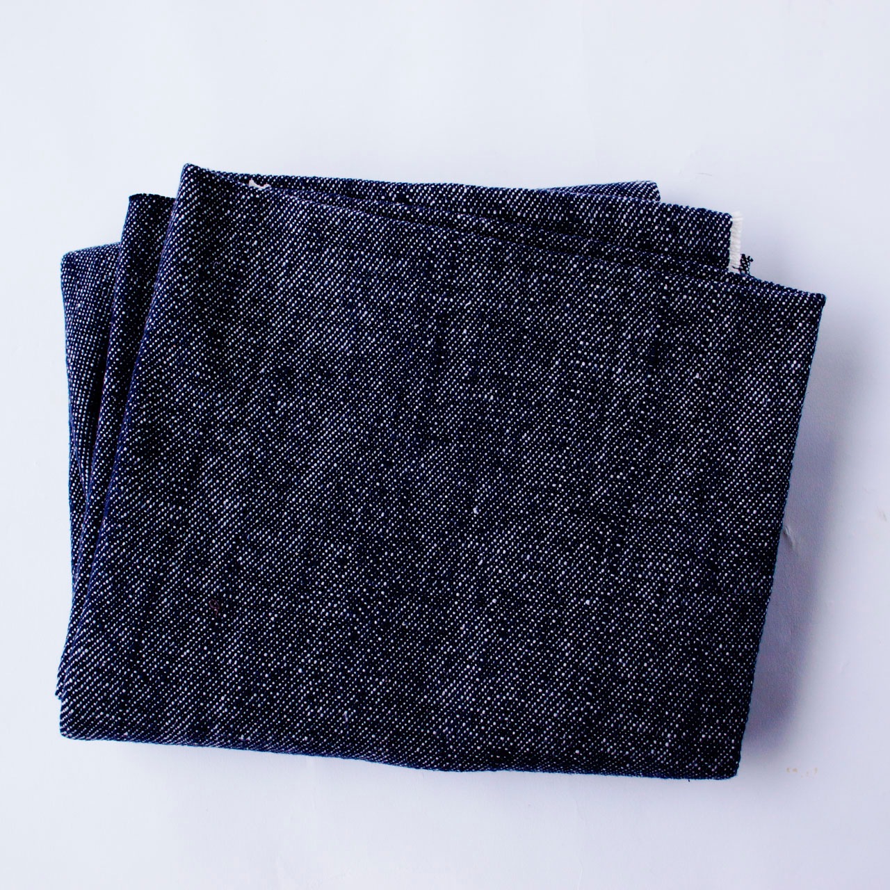 【2ｍカット生地】ガラ紡デニム三つ綾